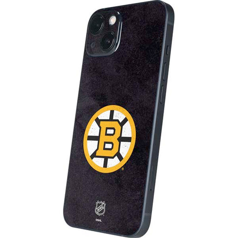 NHL Boston Bruins Distressed iPhone 13 Skin